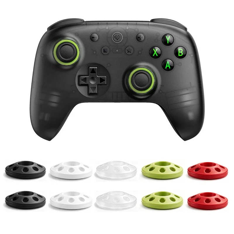 2pcs Precision Rings Cover For 8BitDo Ultimate 2C Wireless Controller Silicone Thumbstick Rings for PS5/ PS4/ Switch2 Controller
