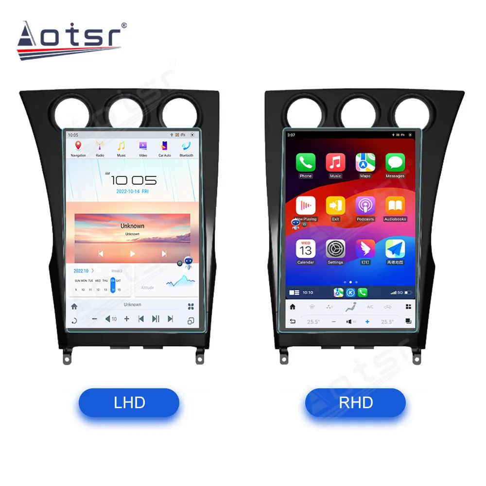 Qualcomm 14.5 inch HD Touch Screen Android 11.0 For Nissan 350Z 2002-2009 GPS Navigation Wireless Carplay Radio Player Head Unit