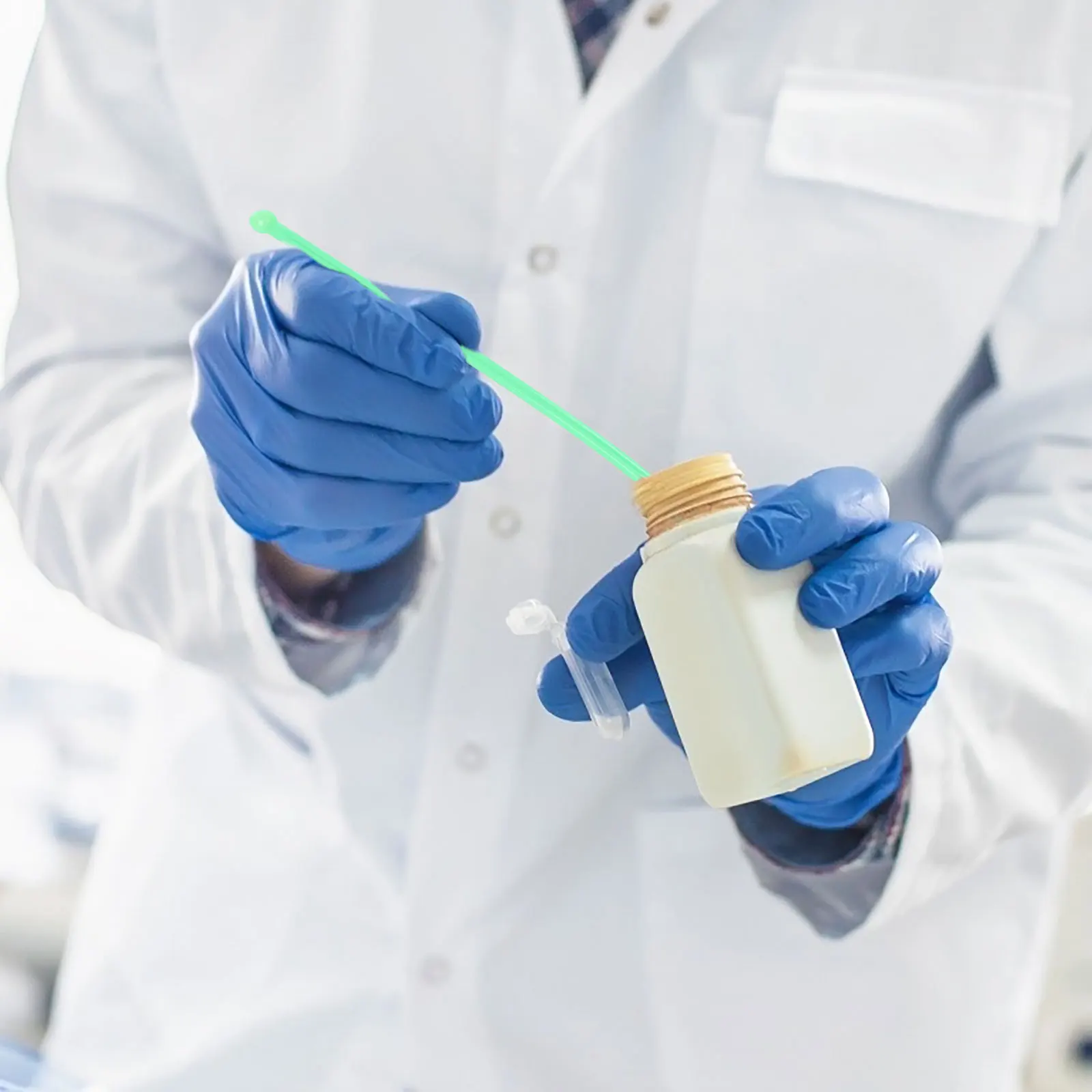 50 قطعة ملاعق قياس بلاستيكية مزدوجة الرأس مغرفة لمسحوق الحبيبات أخذ العينات مختبر المطبخ استخدام خلط ملعقة أداة