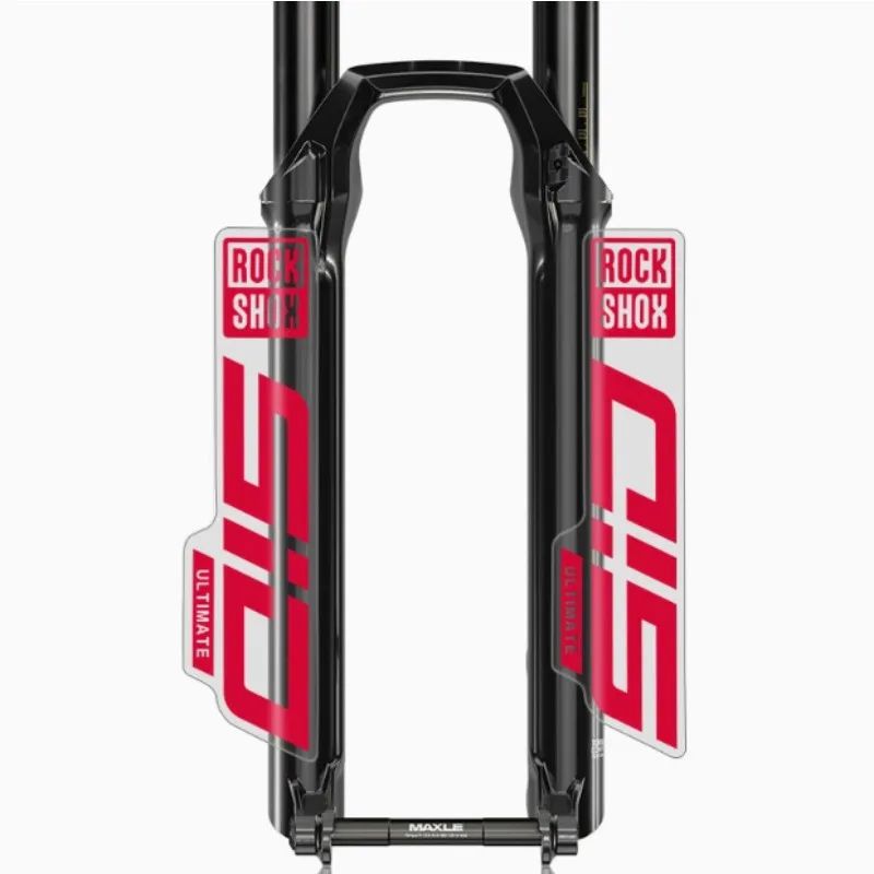Conjunto de Adesivos RockShox SID para Garfo, Adesivos de Vinil Duráveis e Impermeáveis, Acessórios para Amortecedor Frontal MTB