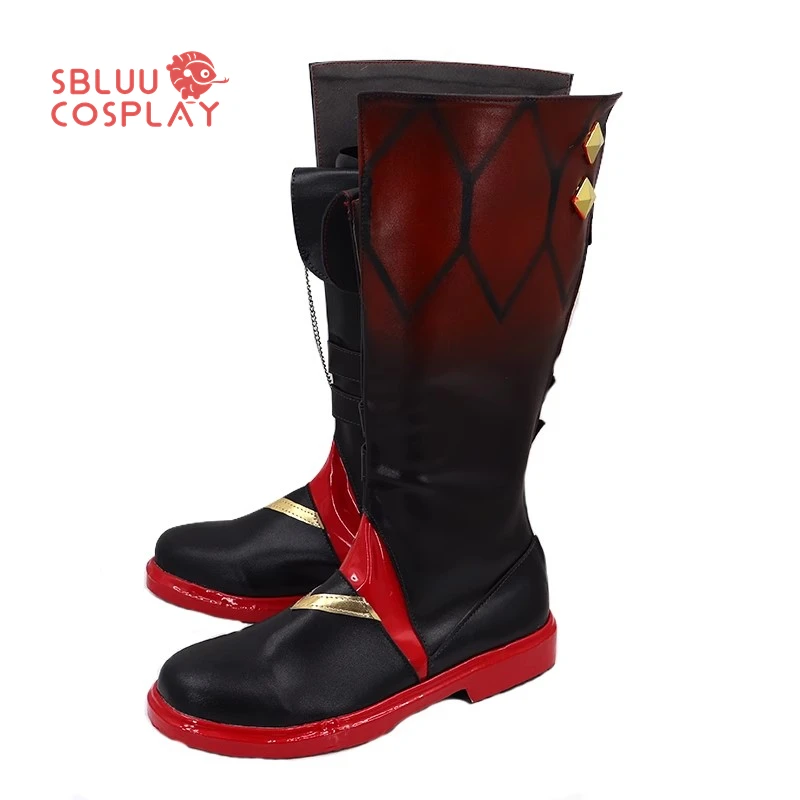 SBluuCosplay jeu Genshin Impact Tartaglia Cosplay chaussures hommes femmes Halloween fête événements sur le thème bottes sur mesure