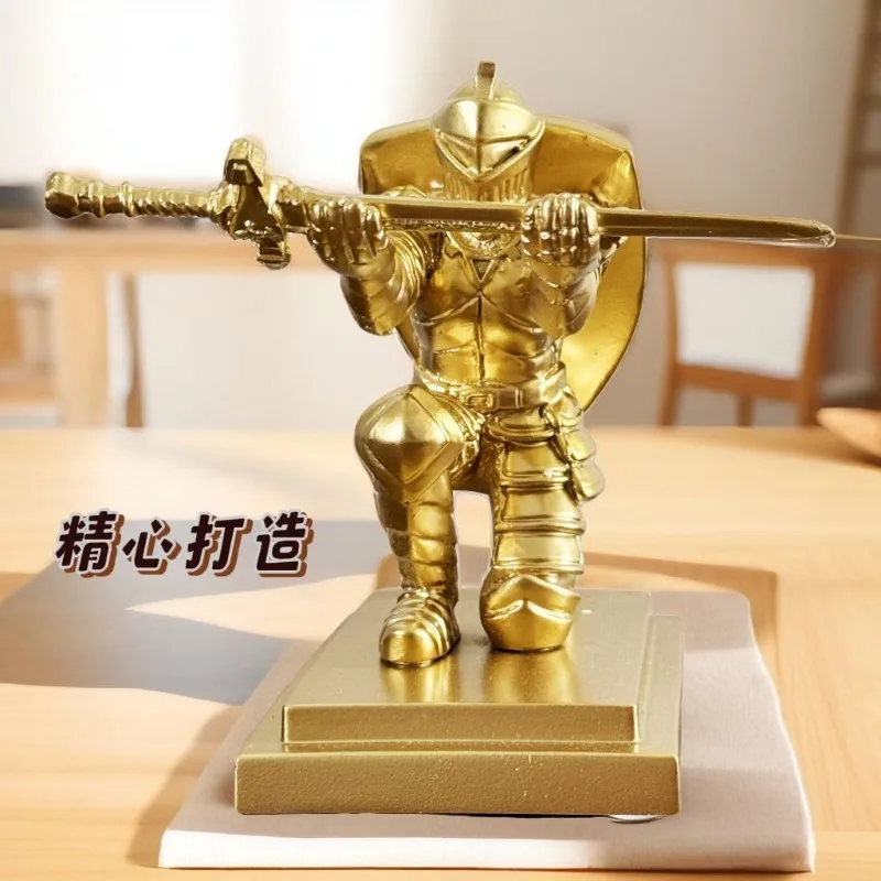 

Knight pen holder ornament desktop genuine 520 Mother's Day DIY gift transfer decompression office handsome gold