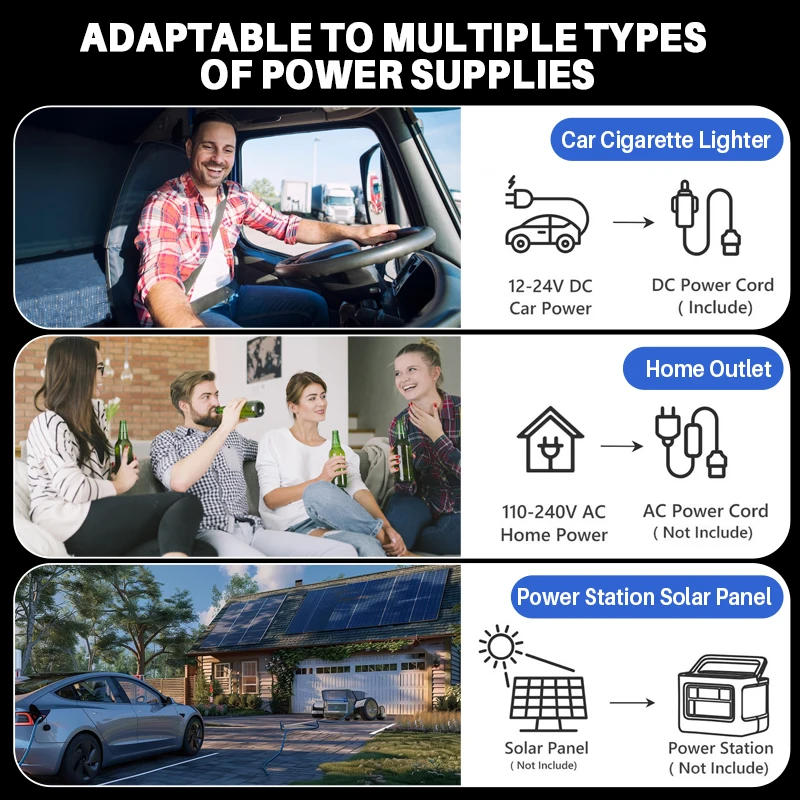 Treeligo 12L 12V 24V MINI Przenośna Lodówka Samochodowa Mini Lodówka Zamrażarka na Kemping Pikniki Kamper Dom Kompresor Szybkie Chłodzenie