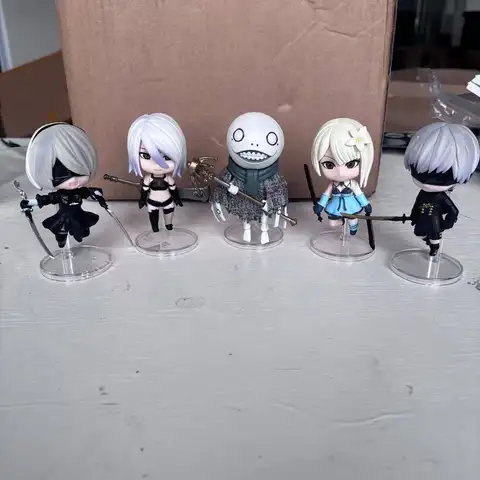 5pcs/set Game NieR YoRHa 2B A2 Cute Action Figure Toys
