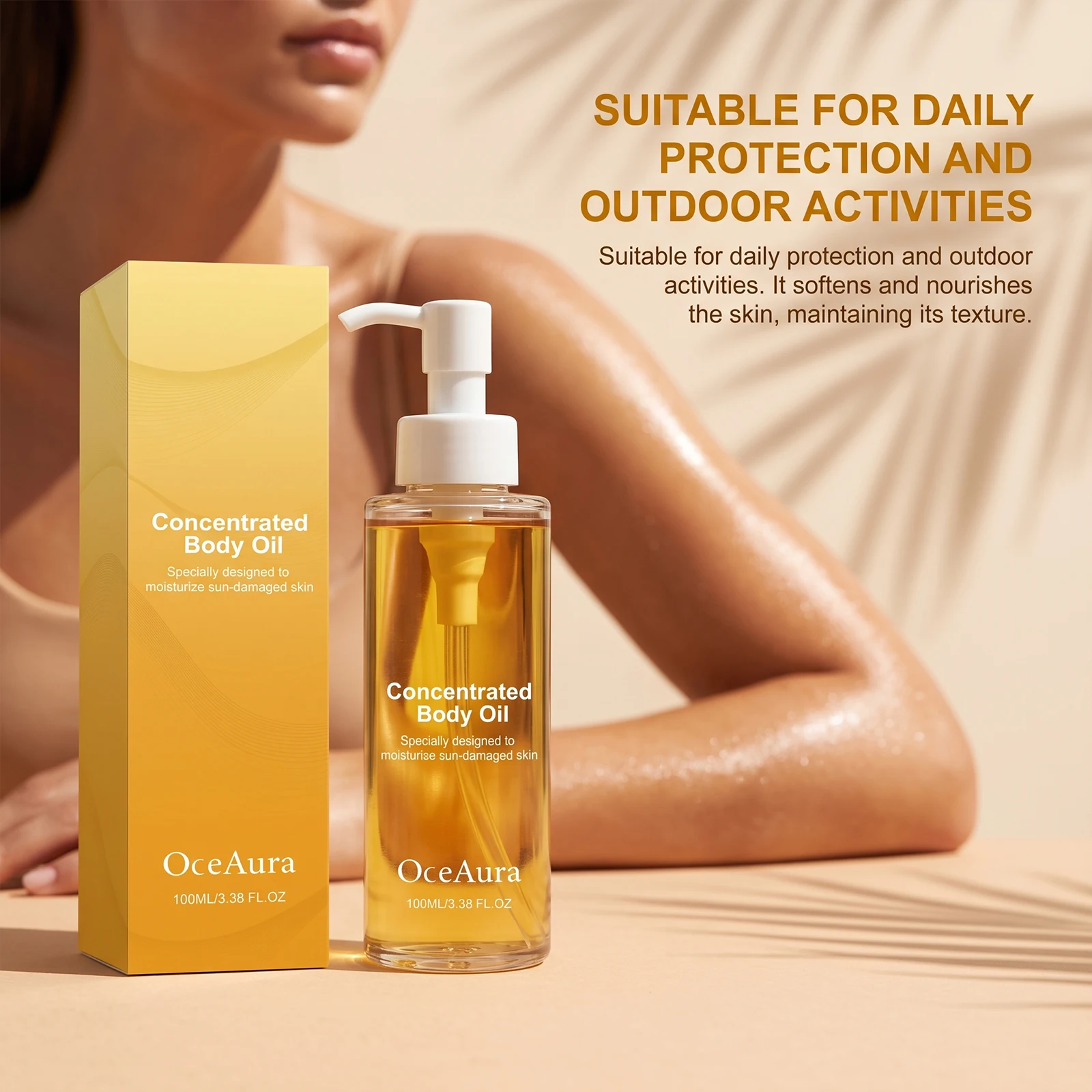 Body Oil Moisturizing Care After Sun Exposure Firming Lifting Smoothing Fine Lines Boost Skin Elasticity Skin Barrier Repair