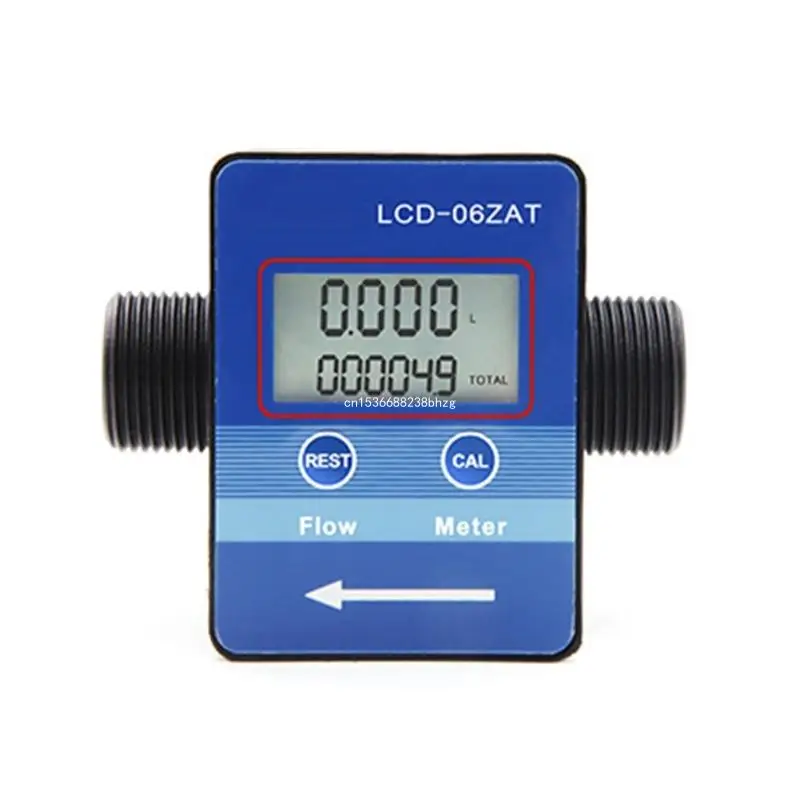 

Turbines Meter Digital Display Flowmeter Oil Fuels Flowmeters 3/4 Fuels Flowmeter for Measuring Diesels Dropship