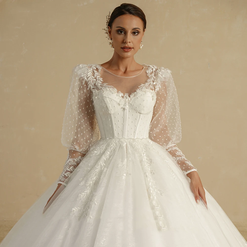 Elegante Böhmen Frauen Brautkleider Glitzer Tüll A-Linie Brautkleider Wisch länge Blume Prinzessin Vestidos de Novias