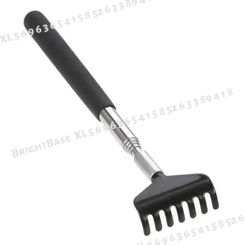 Telescopic Back Scratcher Stainless Steel Massager Tool with Carrying Bag for Itch Relief and Self Portable Design