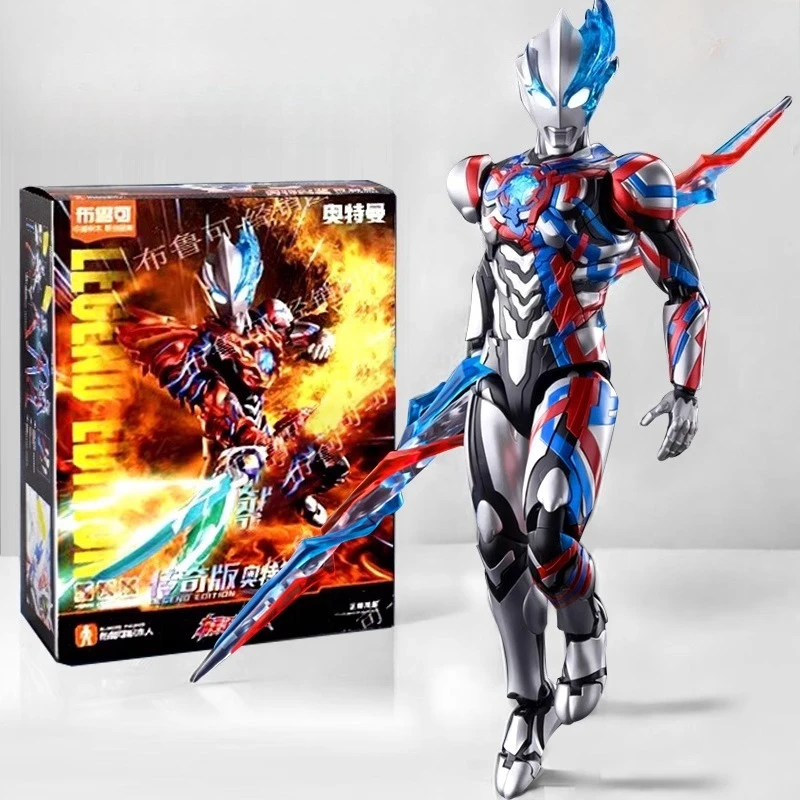 

New Genuine Blokees Legendary Version Ultraman Blazaron Fadolan Armor Assembled Movable Model Figurine Boy'S Birthday Gift