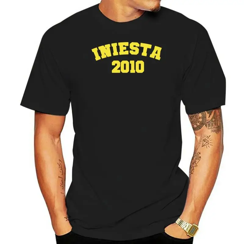 Iniesta 2010 (Spain) Womens Slim Fit T-Shirt More Size And Colors Tee Shirt