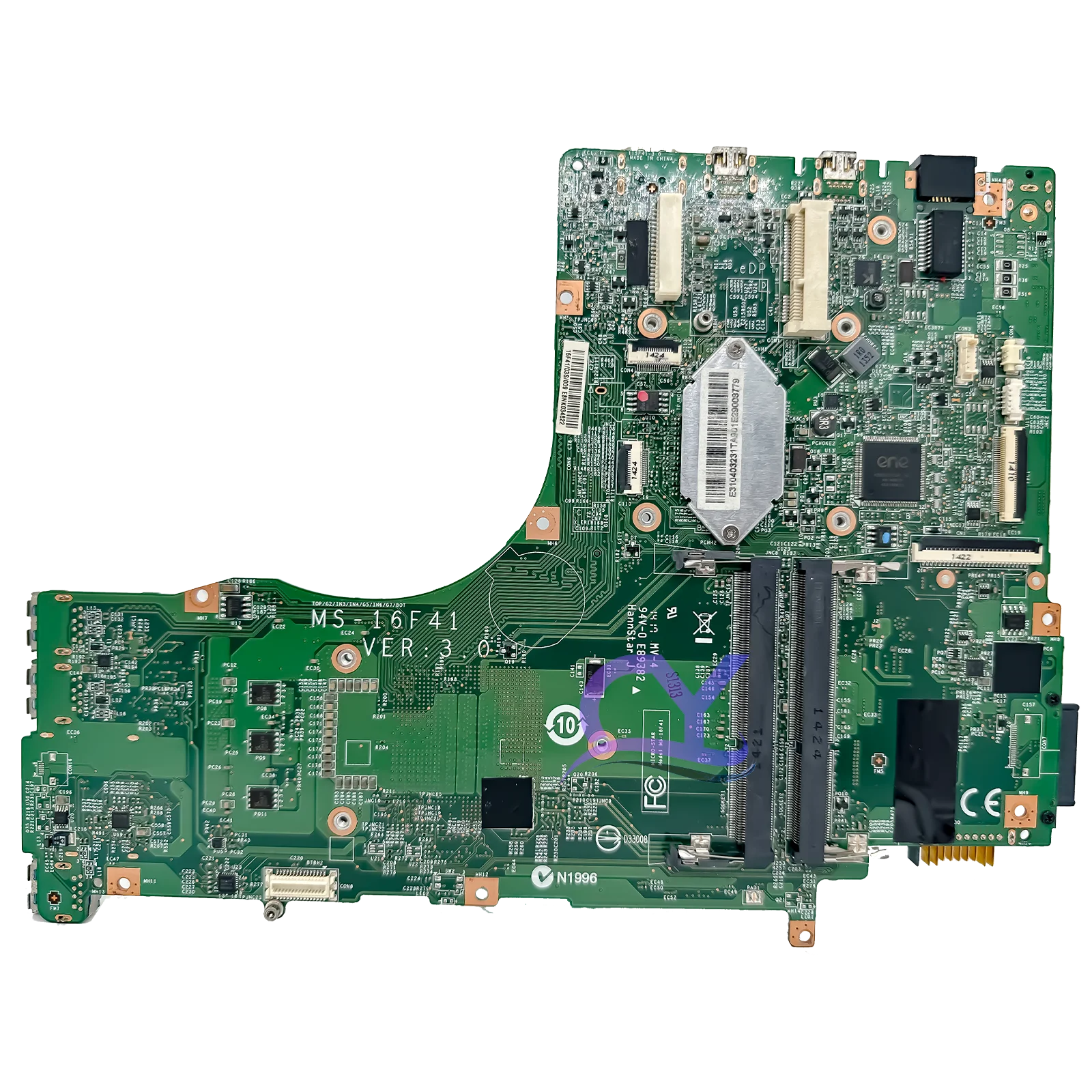 MS-16F41 VER:1.1 Mainboard FOR MSI GT60 20C MS-16F4 MS-16F41 Laptop Motherboard DDR3 PGA 947 100% Tested Fast Ship