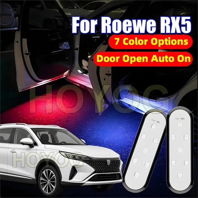 Fit for Roewe RX5 2020-2026 Wireless Car Door Courtesy Light with Automatic On/Off and No-Drill Installation