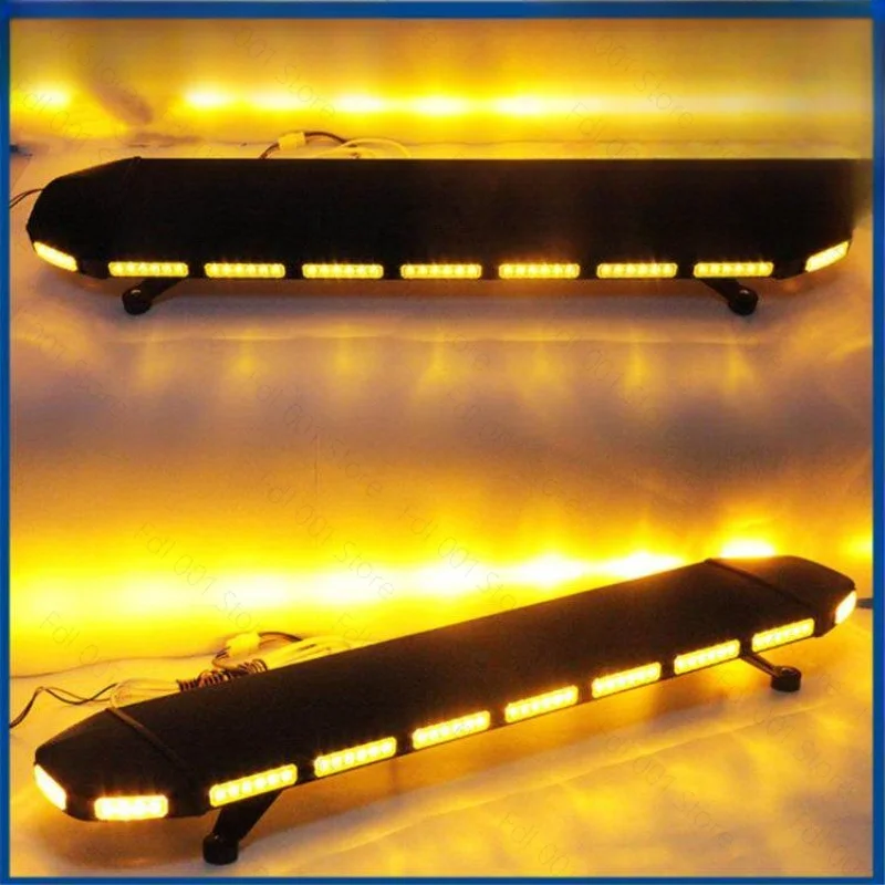 High-power open-channel strobe light, bright flash light, roof light, long row of warning lights