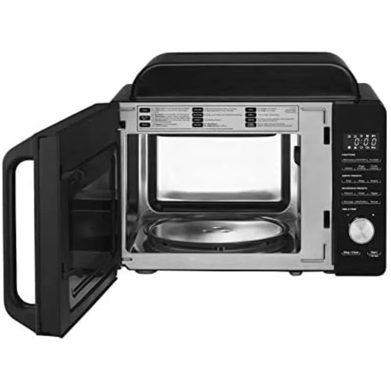 Cuisinart Countertop AMW-60 3-in-1 Microwave Airfryer Oven, Black