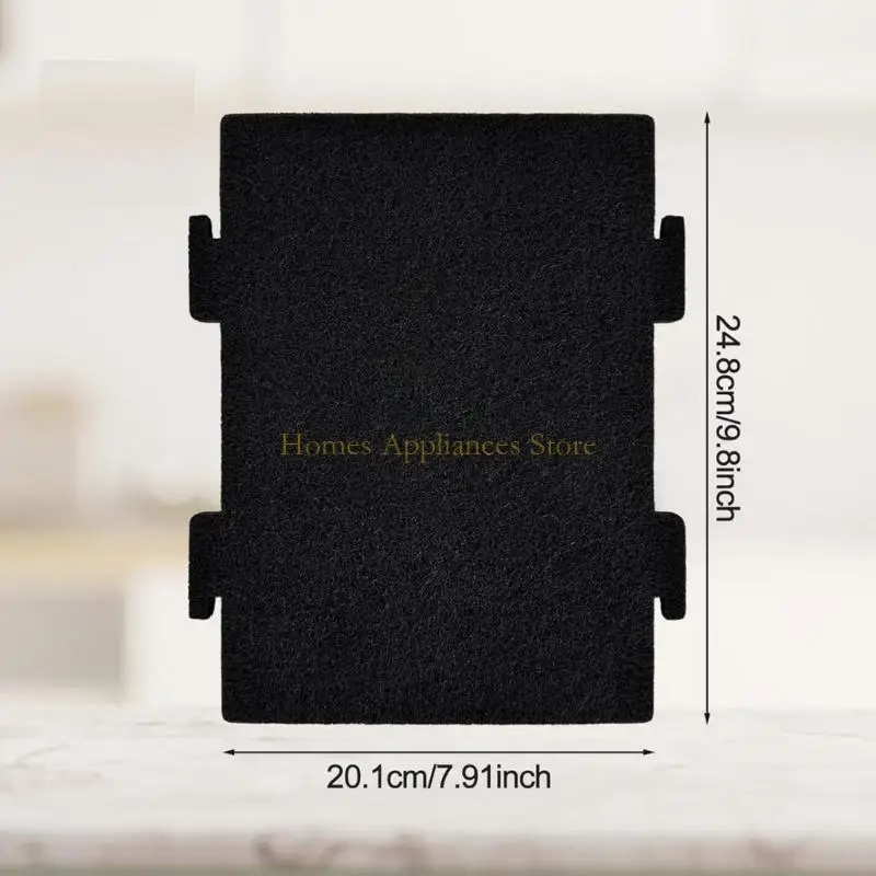 مجموعة D0AB من 6 مرشحات ميكروويف المطبخ شبكة تصفية مرشحات التهوية مرشحات المطبخ شحم مرشحات استبدال محرك السيارة للغطاء #6