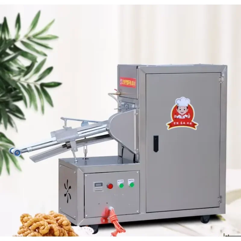 Automatic Sweet Crispy Wheat Flour Snacks Extruding Twisted Food Making Machine for Big Dough Twist Forming and Braiding
