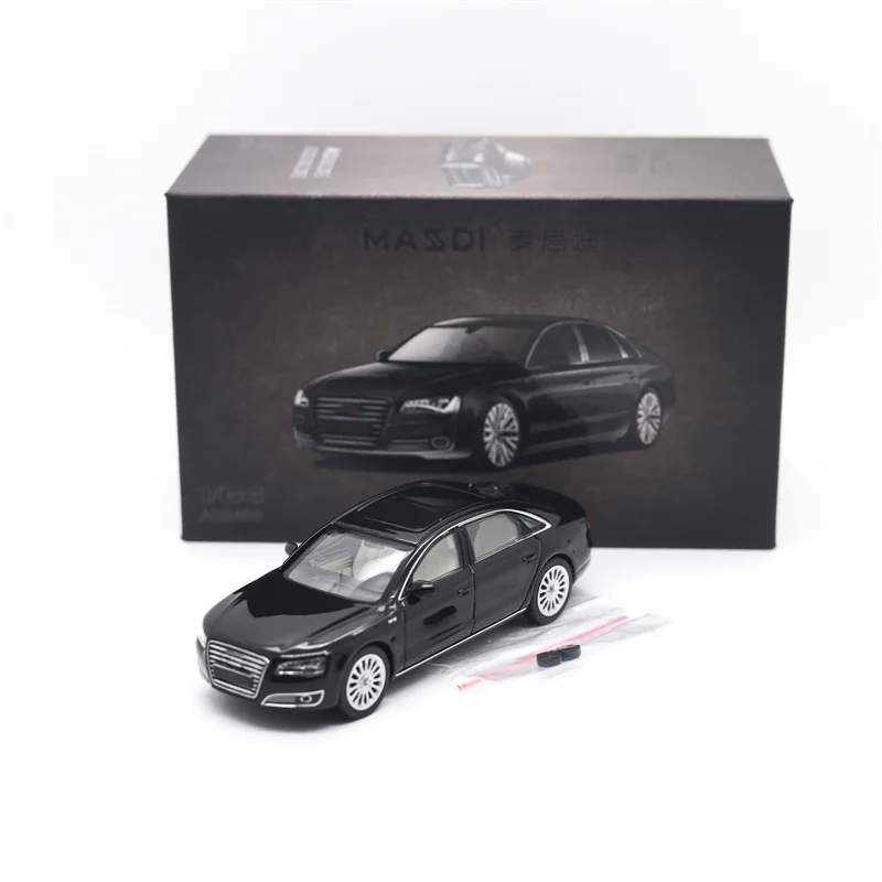 

Литая под давлением модель автомобиля MASDI 1:64 A8 D4 Black