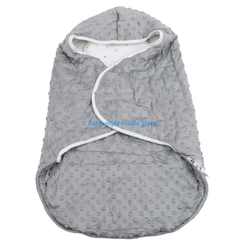 J2FF بطانية أطفال حديثي الولادة من القطن مريحة لمقاعد السيارة وعربات الأطفال