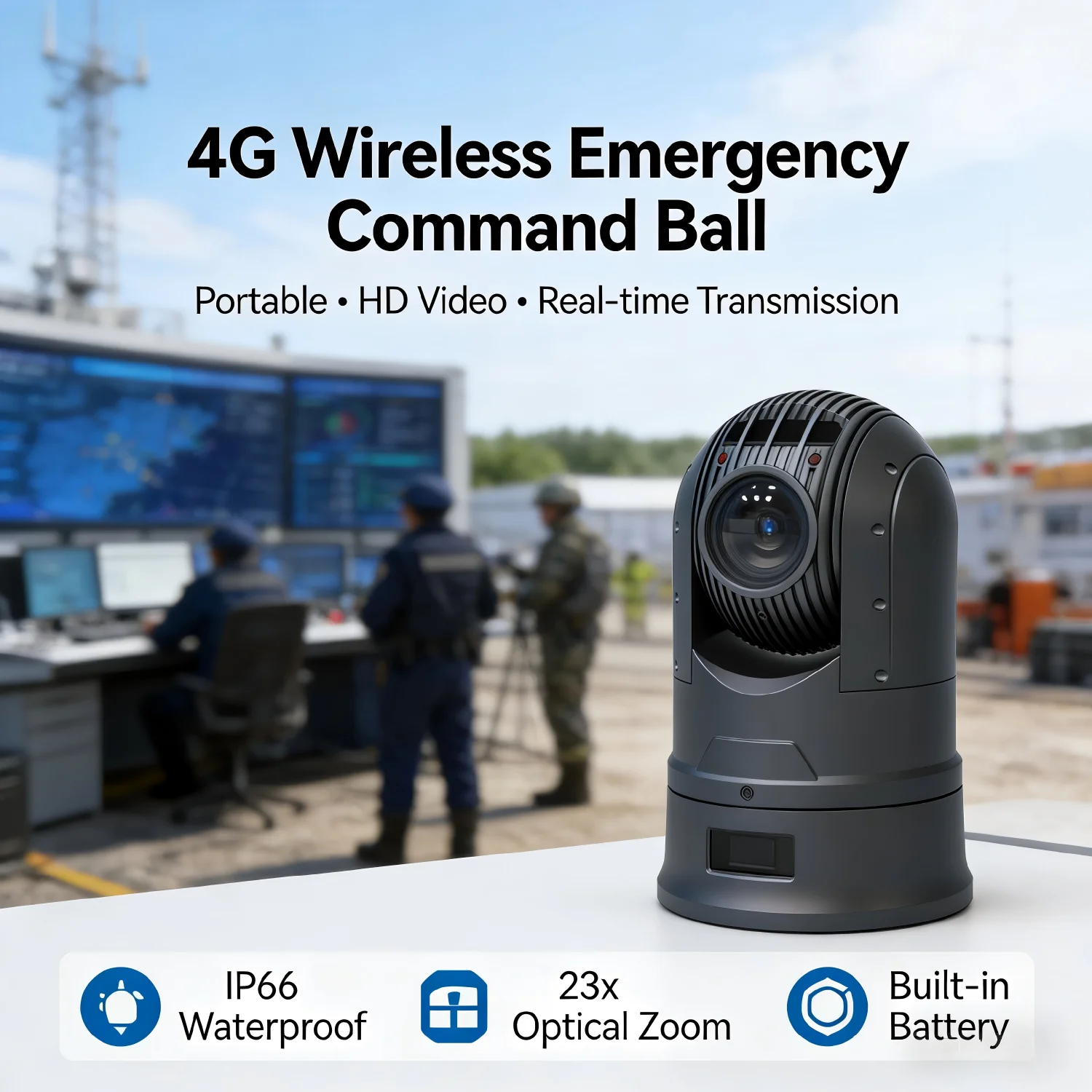 2026 4G Security Camera Box Camera Outdoor Wireless CCTV with IR Night Vision 1080P Motion Detection SD Card for Farm/Rural Home
