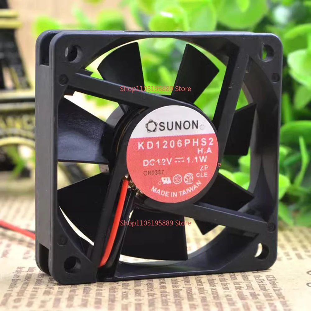 for SUNON KD1206PHS2 DC 12V 1.1W 6015 60mm 60*60*15mm cooling Fan