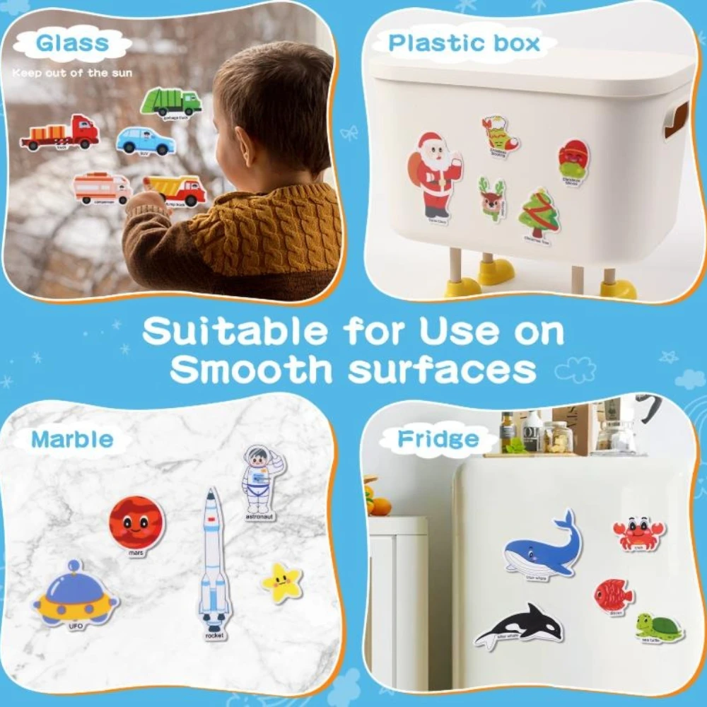 ホットな新作 DIY ゼリーステッカー、子供用ステッカー、再利用可能なステッカー、静かな本のステッカー、早期教育、教育玩具ギフト