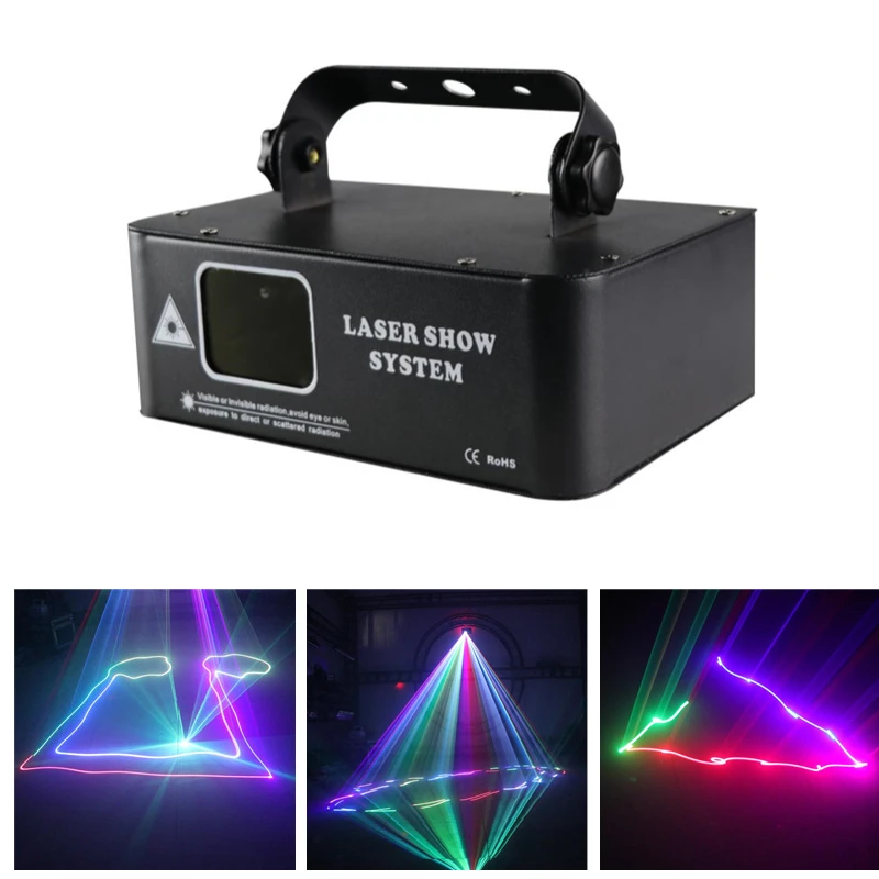 

DMX RGB Scan Laser light LED Scanning Stage Lighting Colorful Lens Scanner Laser Projector Disco Beam DJ lights Effect Laser