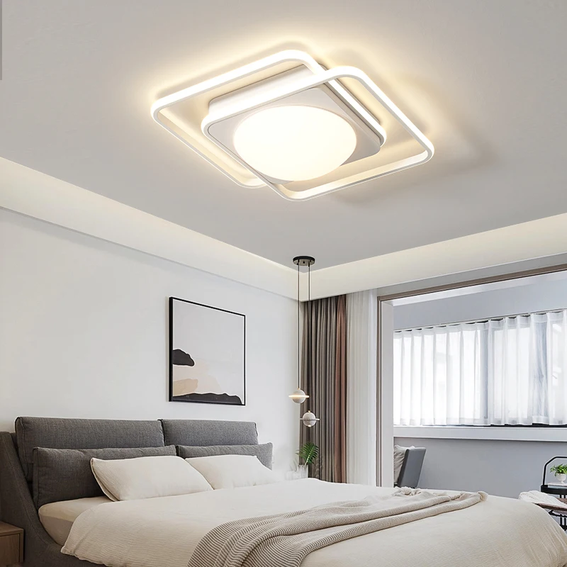 Full-spectrum Ceiling Lamp Simple Modern Bedroom Chandeliers Nordic Restaurant Living Room Lamp Creative Atmosphere Bedroom Lamp