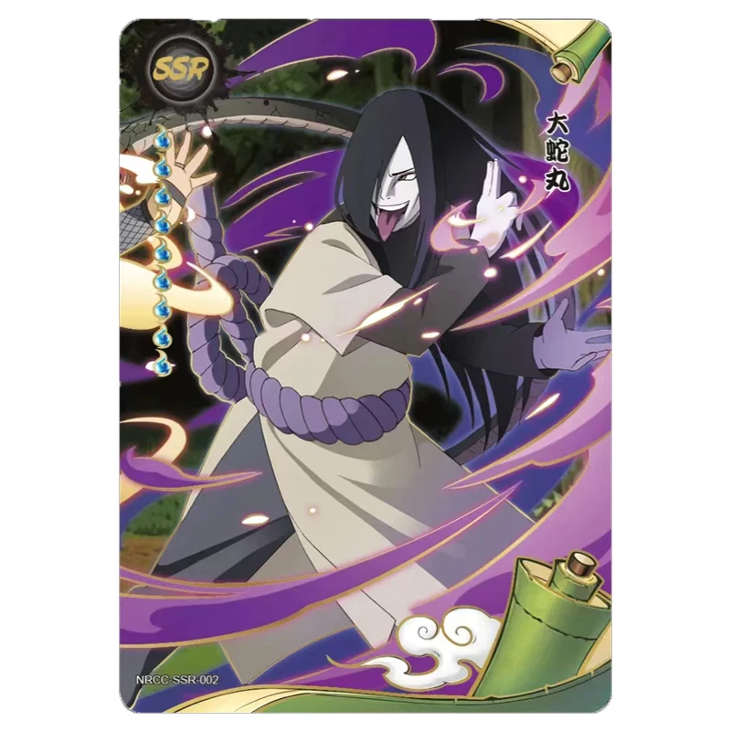 KAYOU Naruto SSR 01-20 Jiraiya Orochimaru Sakura Haruno Senju Pillar Payne Tendo Anime Christmas  Present Collectible Cards