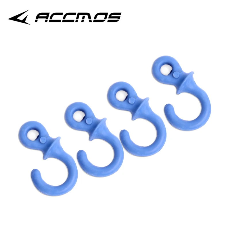 4 stücke Verbindung Bogen String Stabilisator Dämpfer Affe Schwanz Gummi Stabilisator Vibration Dämpfer Bogenschießen Jagd Zubehör – Detail 8