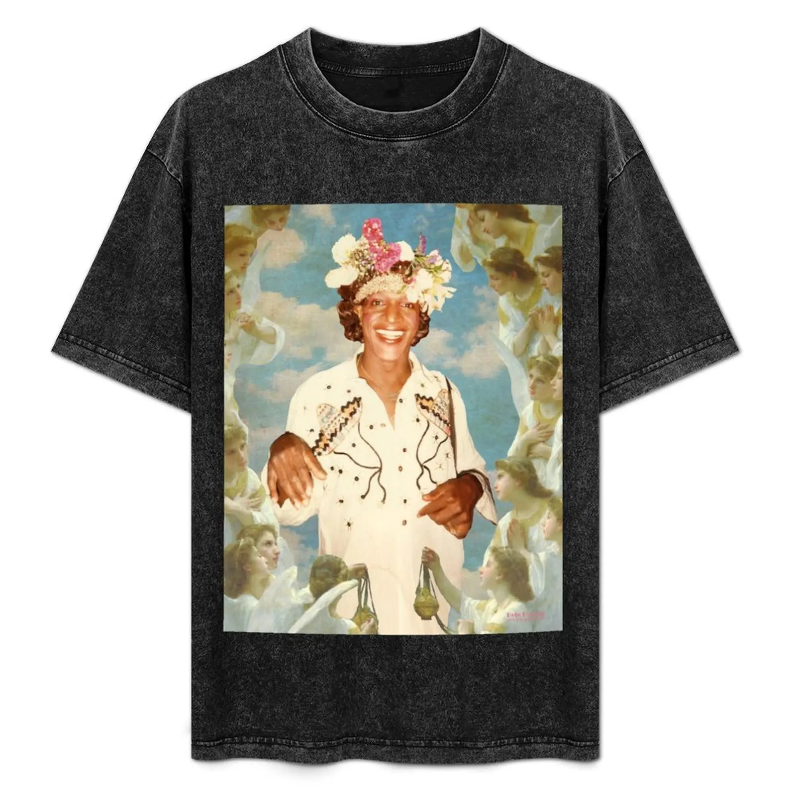 

Holy Mother, Marsha P Johnson T-Shirt Plus Size Summer Short Sleeve T-Shirt