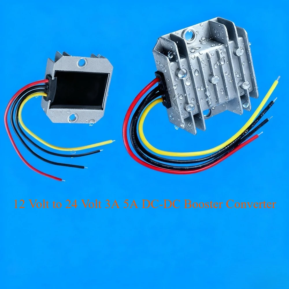

12 Volt to 24 Volt 3A 5A DC-DC Booster Converter Automotive Power Voltage Regulator Transformer Module 12V TO 24V