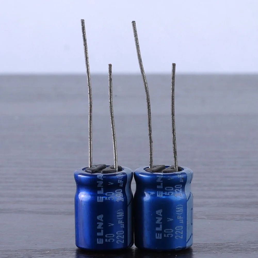 

6pcs ELNA RE3 220uF 50V 220mfd 10x12.5mm electrolytic capacitor short-pin 85ºc