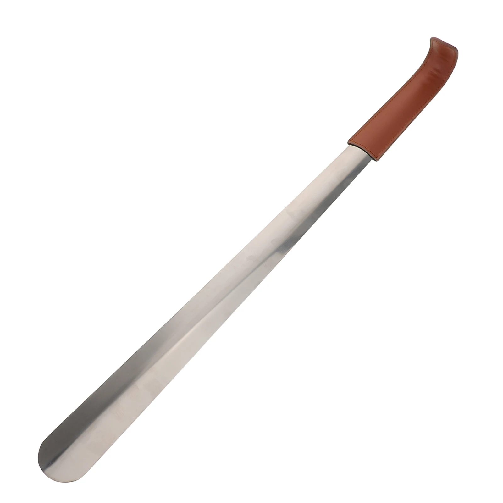

Stainless Steel Shoehorn Long Handle for Men Seniors Heavy Duty Boot Insert Aid Durable Non-Bending Travel Shoe Helper