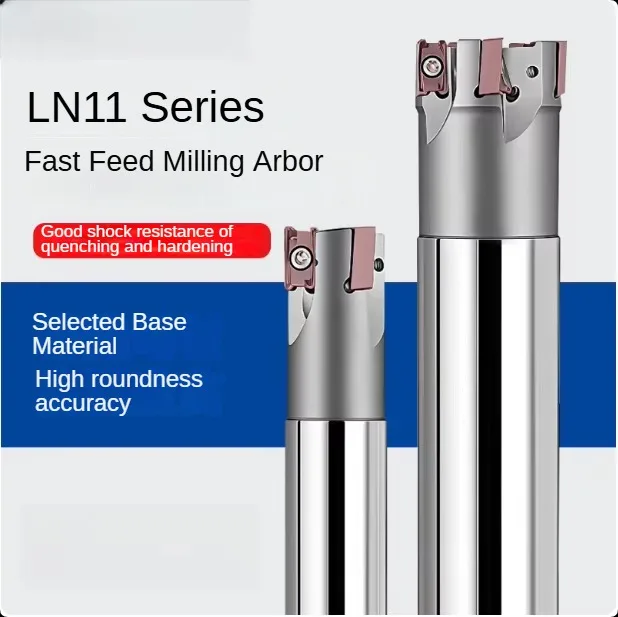 

LN11 series right angle fast feed milling cutter rod square shoulder side milling with LNGU110408 blade