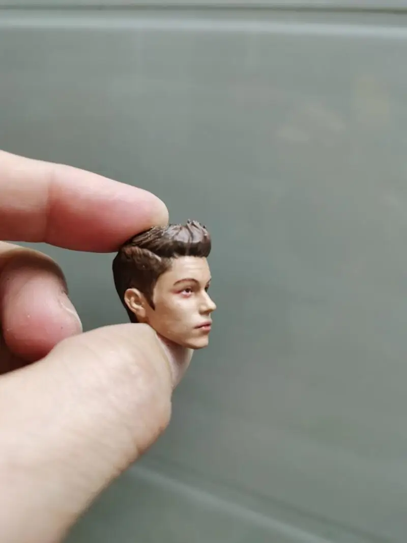 Rzeźba głowy w skali 1/12 Justin Bieber Piosenkarz Gwiazda Żołnierz Model PVC 6-calowa Figurka Akcji Lalka