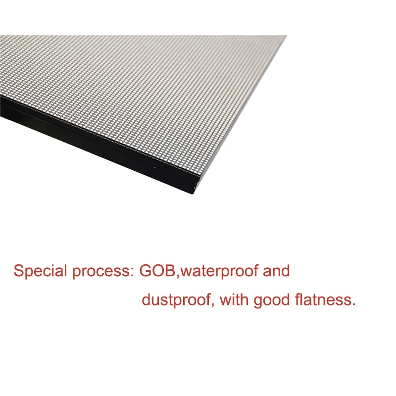P2 Outdoor LED Module Matrix Panels 320*160mm Full Color GOB Process SMD1415 3860Hz Refresh for Signage And Display