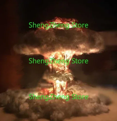 Nuclear Explosion Mushroom Cloud Creative Decorative Lamp  Collection Gift Atomic Nuclear Cloud Mist