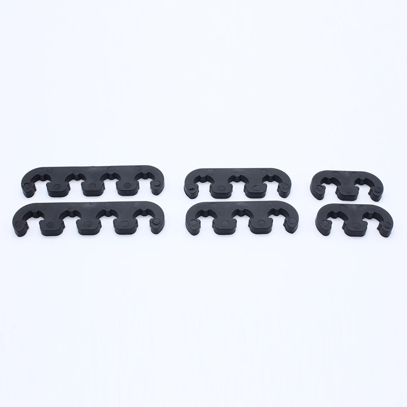 7Mm 8Mm Plastic Spark Plug Wire Separators Dividers Looms Universal Black Separators Dividers For Ford Chevy