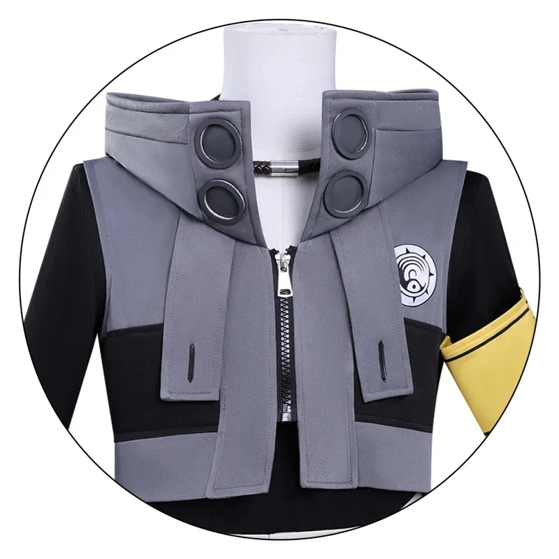

v;7,e\6'AKUTA Cosplay Costume GACHIAKUTA Rudo Top Pants Gloves Waist Bag Wig Suits Anime Clothes For Comic Cnh;3,p\5/