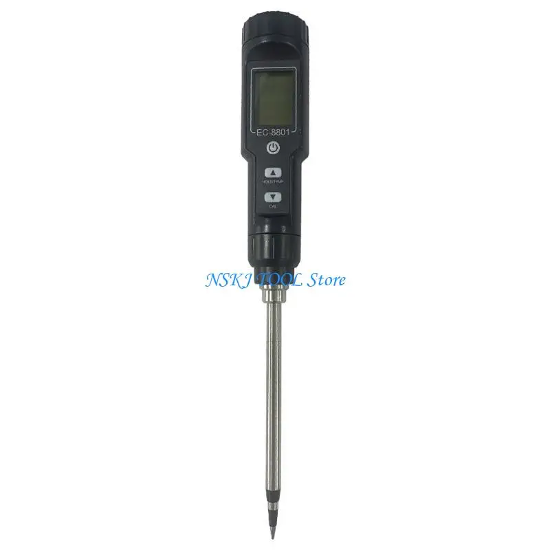 

L8RC Soil Salinity EC Meter Sunlight Garden Flower Moisture Meter Plants Acidity Humidity Monitor Detector Hygrometer