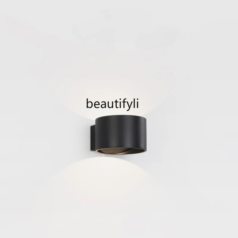 

LED Wall Lamp Creative Minimalist Modern Nordic Style Living Room Background Wall Bedroom Bedside round