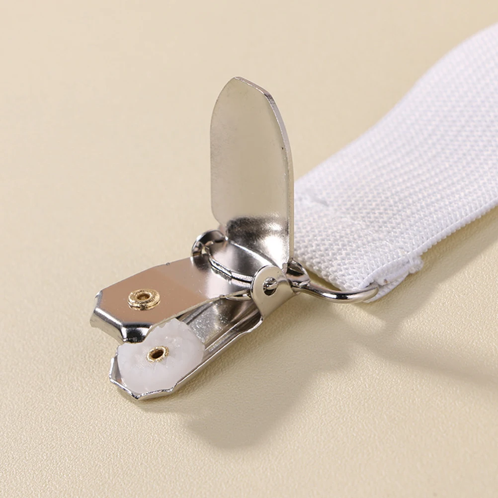 

4pcs Bed Sheet Fasteners Adjustable Elastic Straps Strong Clips Grip Holders For Mattress Covers Curtains Pants Stretch 35Cm To