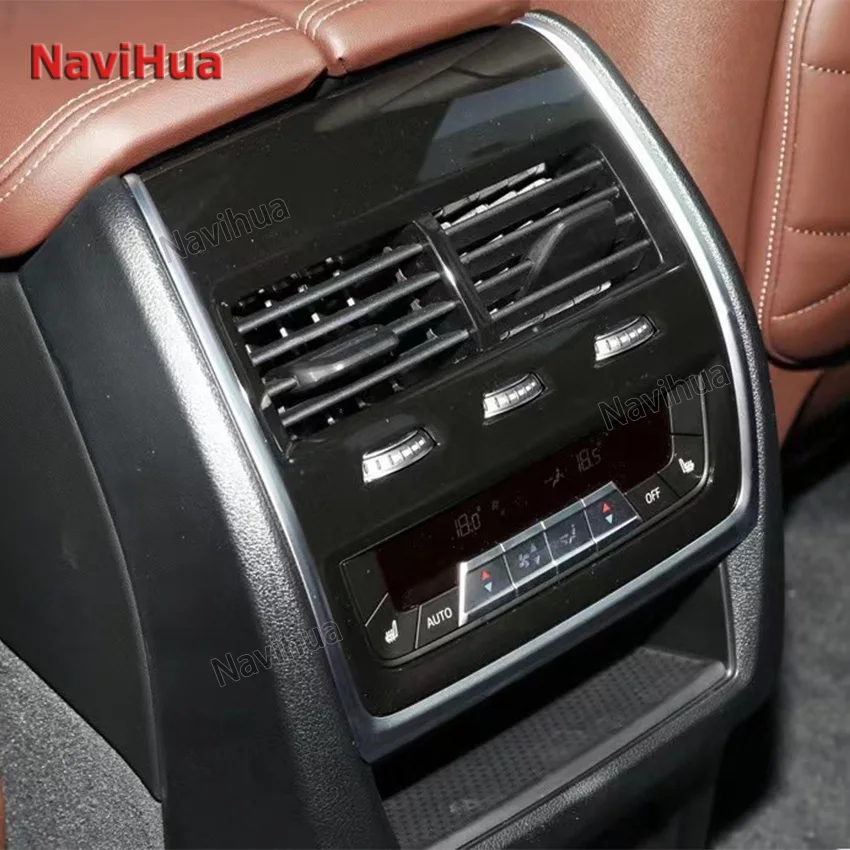 

Navihua New Arrival Rear Seat AC Control Air Conditioning Climate Panel for BMW X5 X6 2019-2024 Upgrade Low Version to HIgh