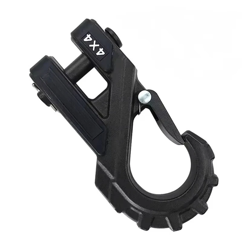 Engate de reboque resistente de 3/8 polegadas com protetor de borracha para ganchos de reboque traseiros ATV RV e corda sintética