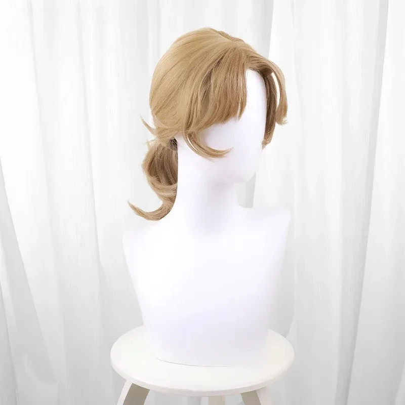 Identity V Уютный парик для косплея в канун Рождества Painter Game Identity V Парик Эдгар Вальден Косплей Длинный коричневый парик