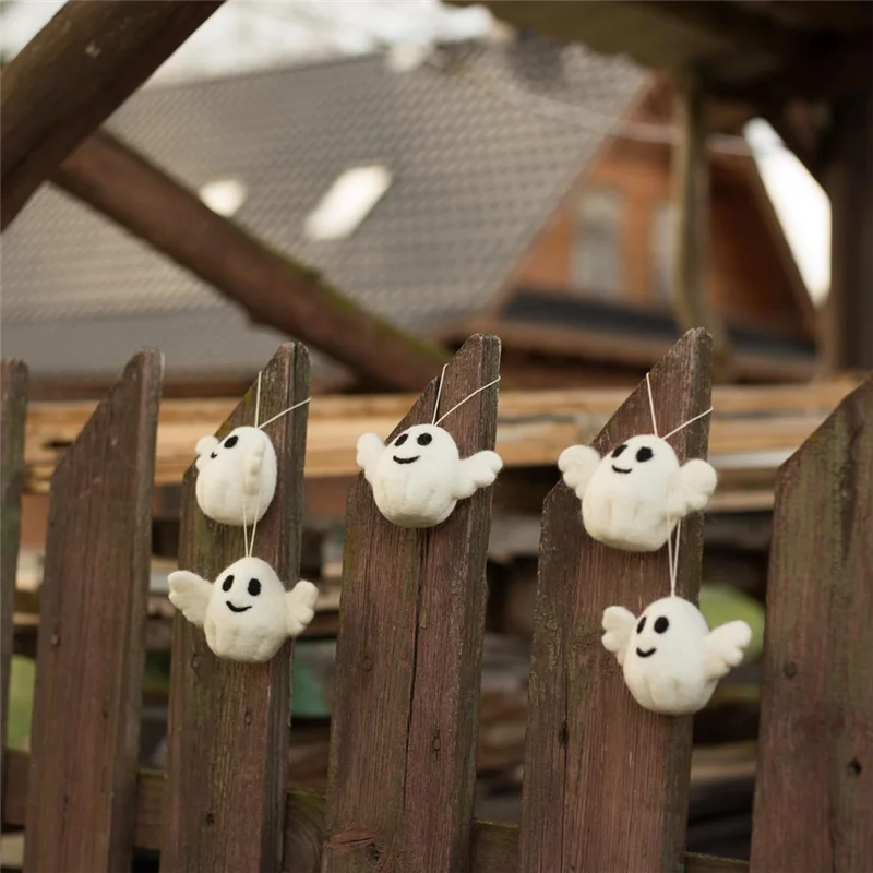 

Felt Ghost Halloween Decorations, Halloween Ghost Decorations, Fun Felt Halloween Decorations For Indoor Oroutdoor