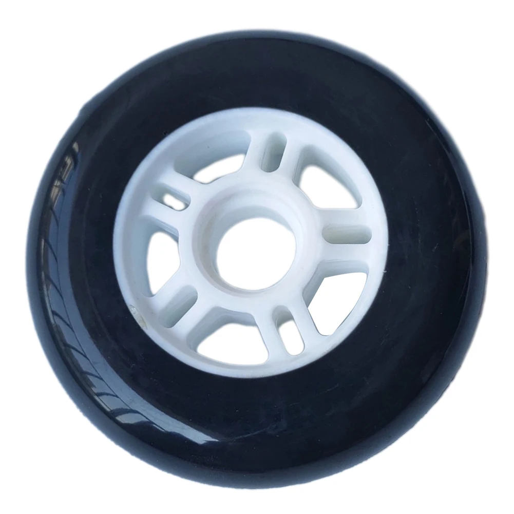 100mm 85A Inline Skate Wheel With Bearings High Elasticity Rear Wheel Sole Skate Roller Skateboard Skate Shoes Accessories