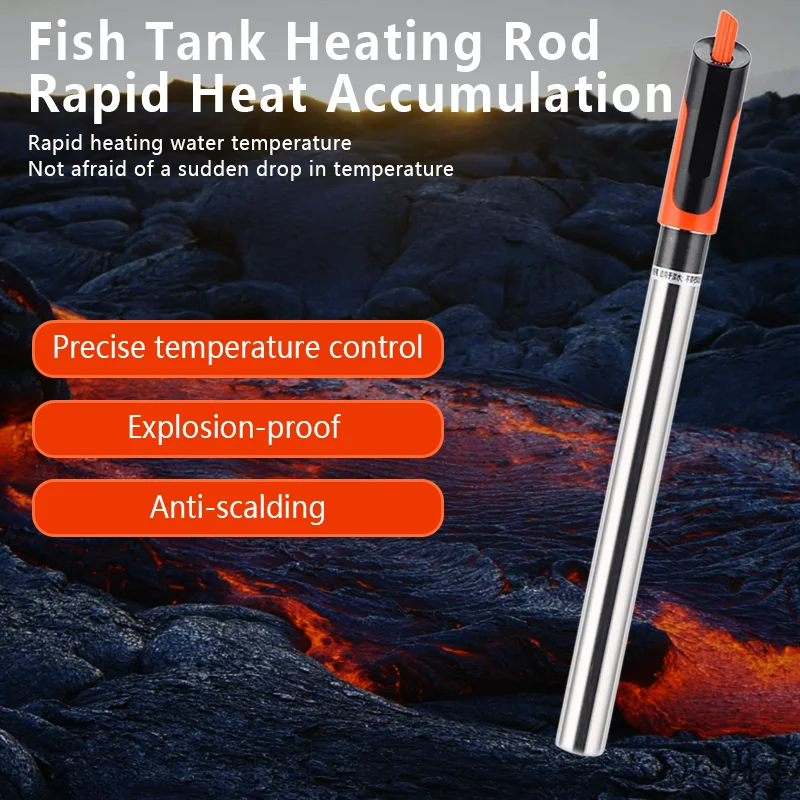 

Fish Tank Rapid Heating Rod Explosion-proof Aquarium Heater Energy-saving Heating Rod 50-500W Constant Temperature Controller