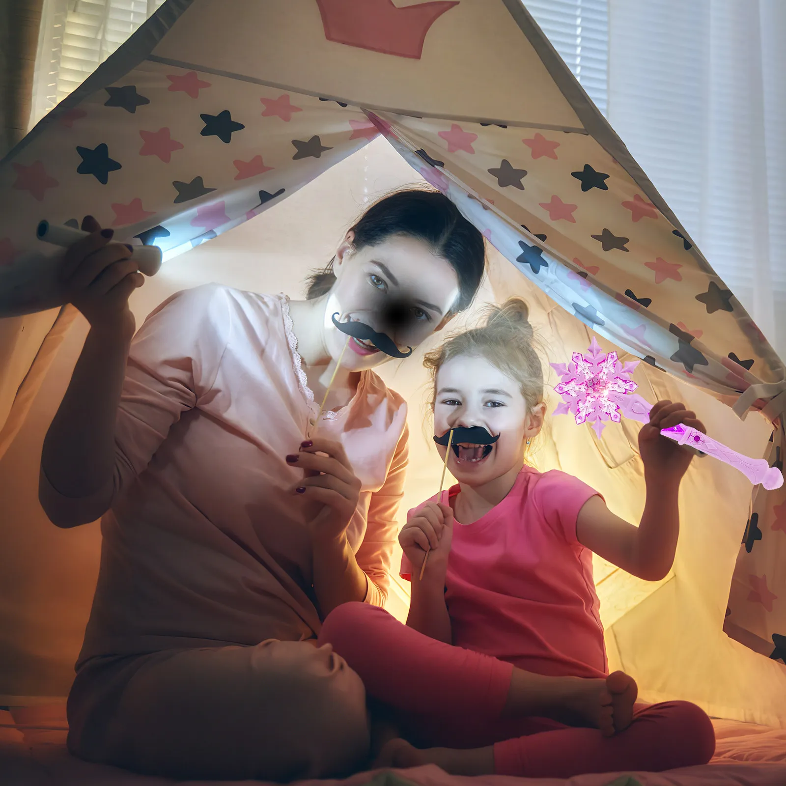 

2 шт. светящиеся музыкальные палочки фей, светящиеся палочки для вечеринок, аксессуары для детских костюмов для девочек, подарочные реквизиты