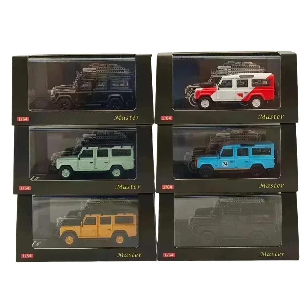 

Master 1:64 Diecast Toys Car Models Miniature Hobby Collectible Gifts With Accessories for Defender 110